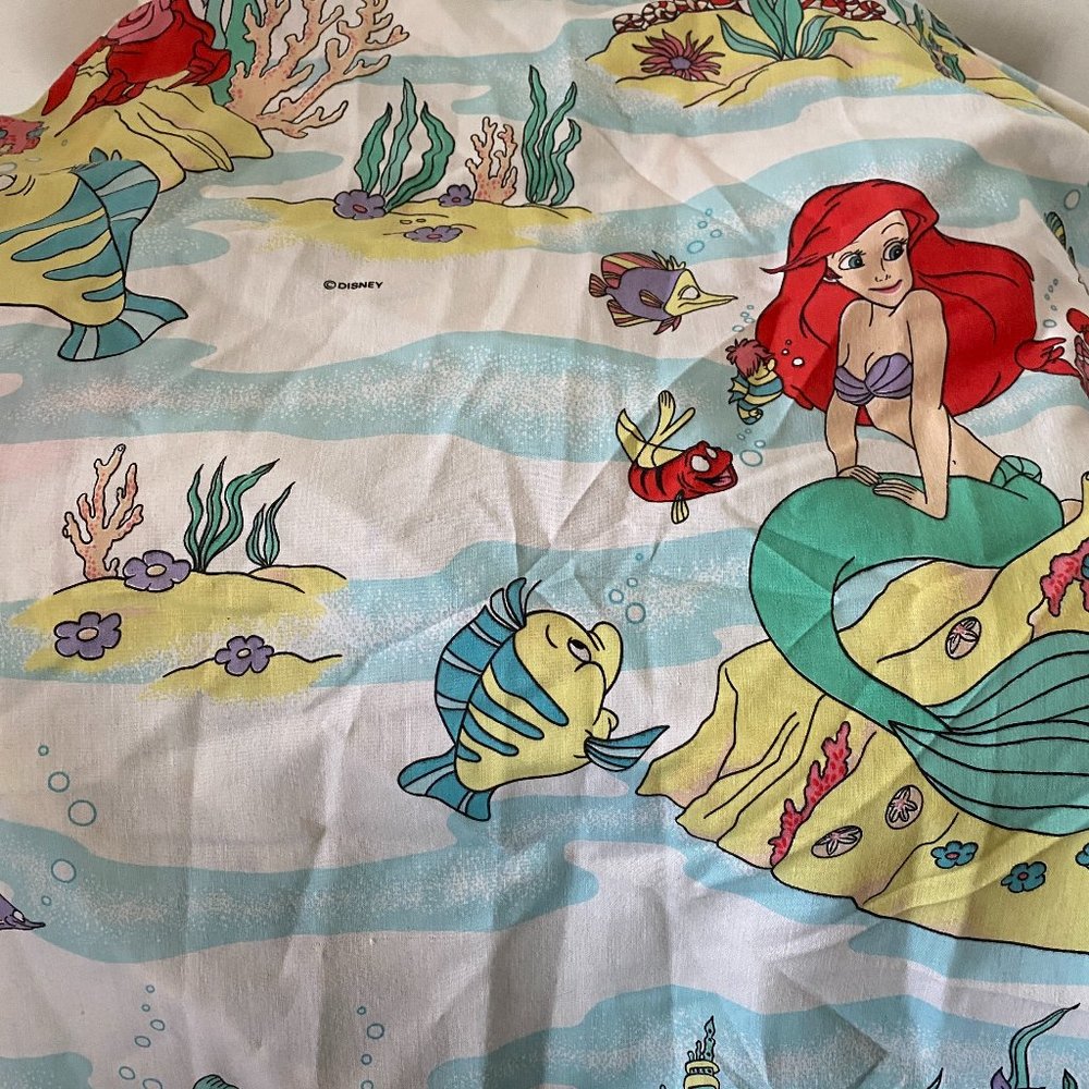 Disney Little Mermaid Fitted Sheet.